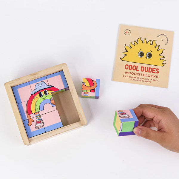JOURNEY OF SOMETHING - Wooden Block Puzzle - Cool Dudes