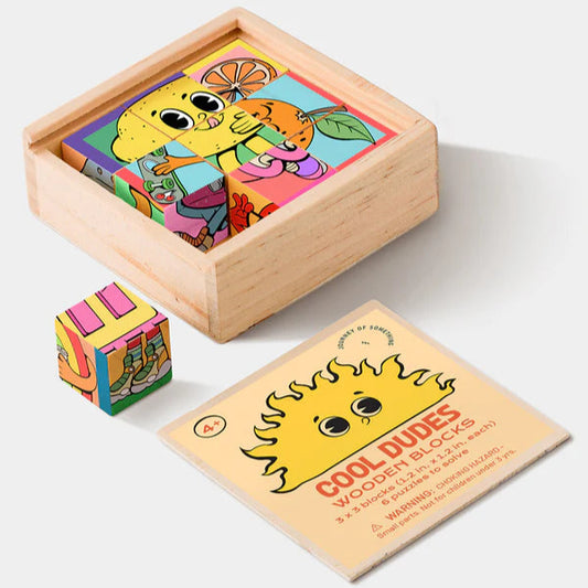 JOURNEY OF SOMETHING - Wooden Block Puzzle - Cool Dudes