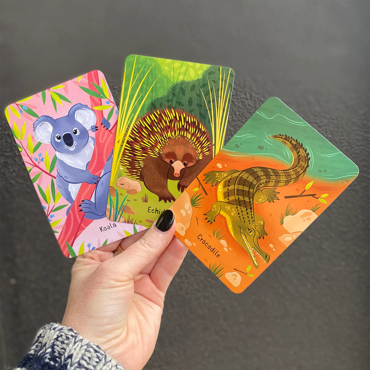 Australian Animals Snap Card Game