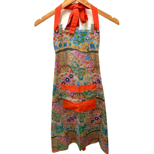 MUMMA WHOOPEE - "Rush Dreaming" FABRIC APRON- Warlukurlangu Fabric