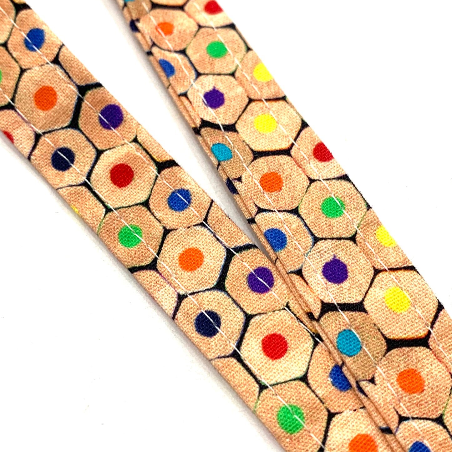 OH SEW ROSY: FABRIC LANYARD - Coloured Pencils