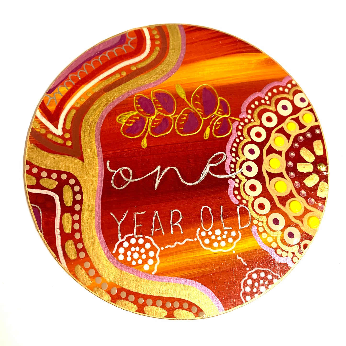 ART BY GAYLEE - Hand Painted Baby Milestone Cards- One Of a Kind Set