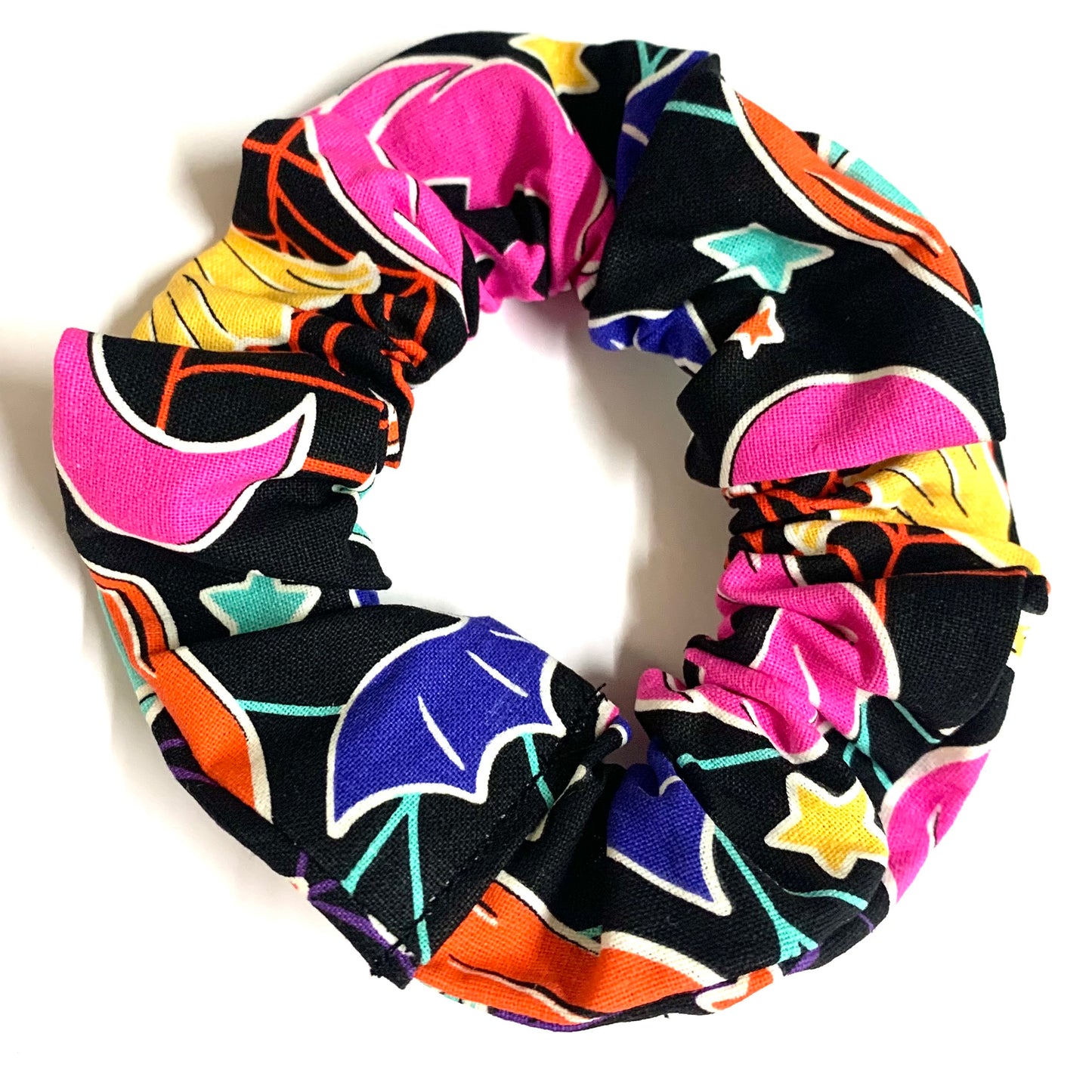 MUMMA WHOOPEE - "Pumpkin Web" Halloween Regular Scrunchies