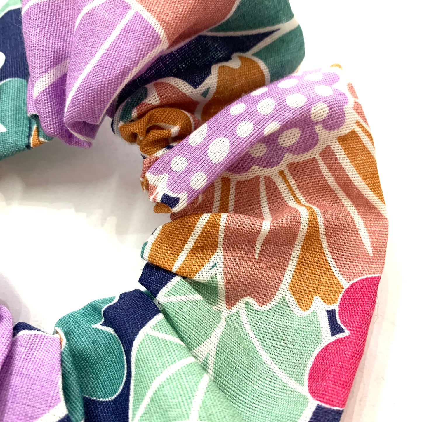 MAKIN' WHOOPEE - JUMBO "Erica Floral" SCRUNCHIES