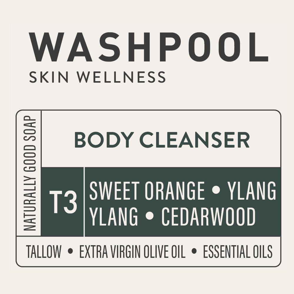 WASHPOOL SUPPLY CO- Sweet Orange, Ylang Ylang & Cedarwood Pastured Tallow Soap