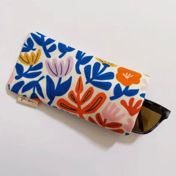 FABRIC DRAWER- Handmade Glasses Case - Petals
