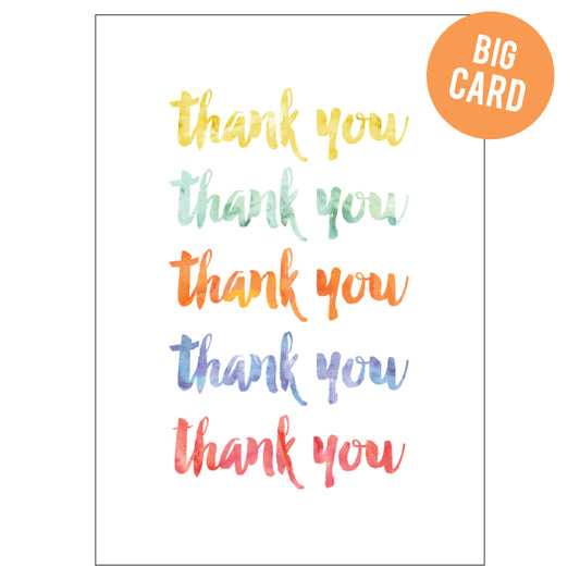 CANDLE BARK CREATIONS - MANY THANKS- Jumbo Gift Card