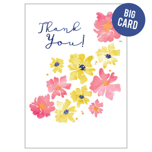 CANDLE BARK CREATIONS - BLOOMING THANKYOU- Jumbo Gift Card
