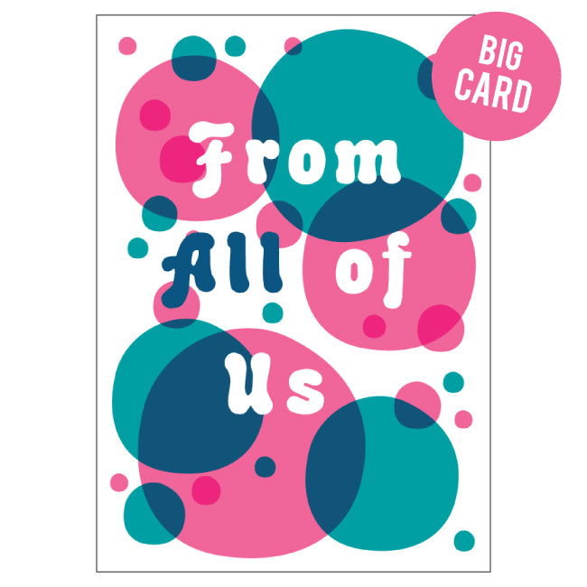 CANDLE BARK CREATIONS - BUBBLY FROM ALL OF US- Jumbo Gift Card