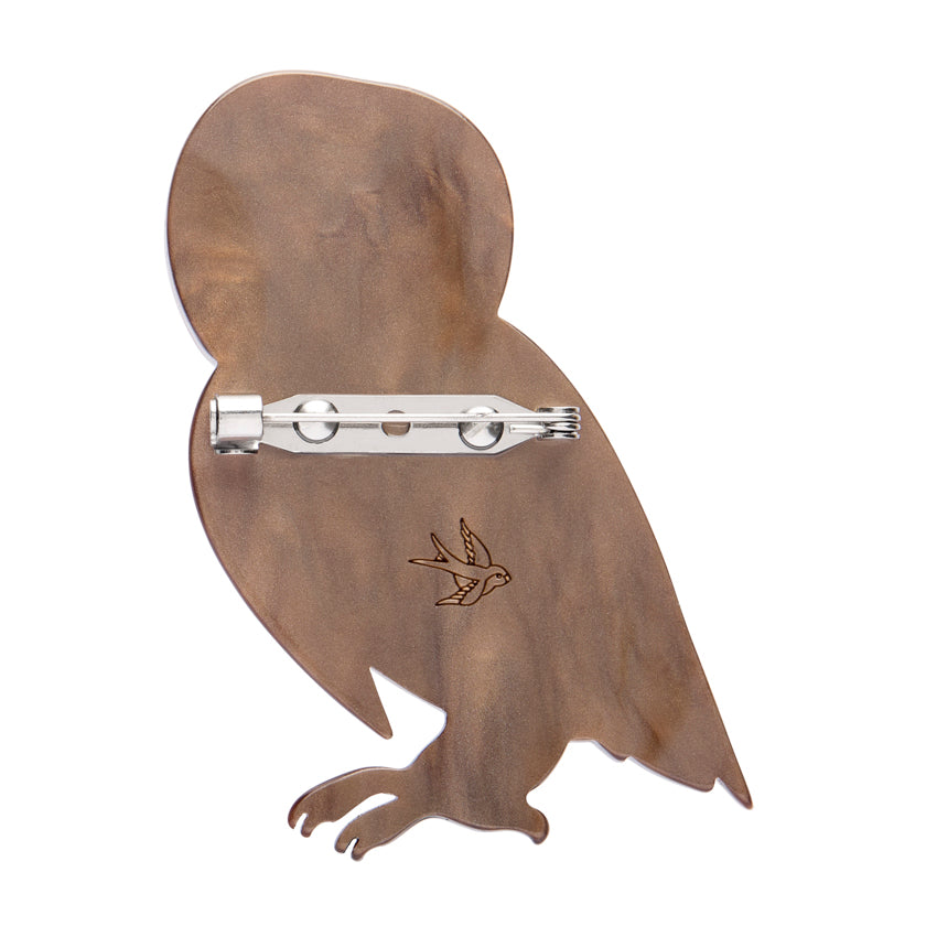 ERSTWILDER - "Maisie the Masked Owl" Brooch - AUSTRALIANA COLLECTION