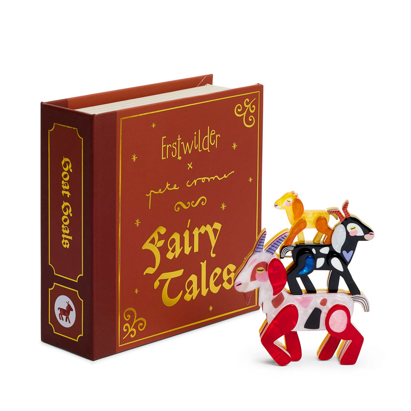 ERSTWILDER - "Goat Goals" Brooch - Pete Cromer Fairy Tales: Part 2
