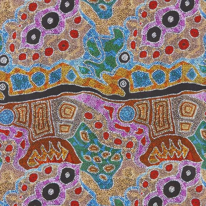 MUMMA WHOOPEE - "Rush Dreaming" FABRIC APRON- Warlukurlangu Fabric