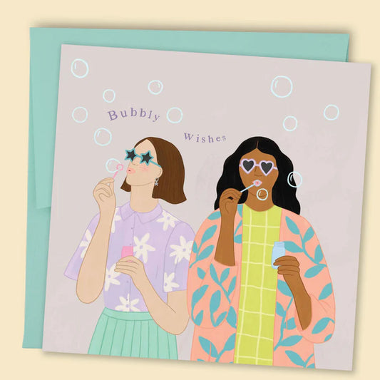 PAPERNEST - "Bubbly Wishes" Greeting Card