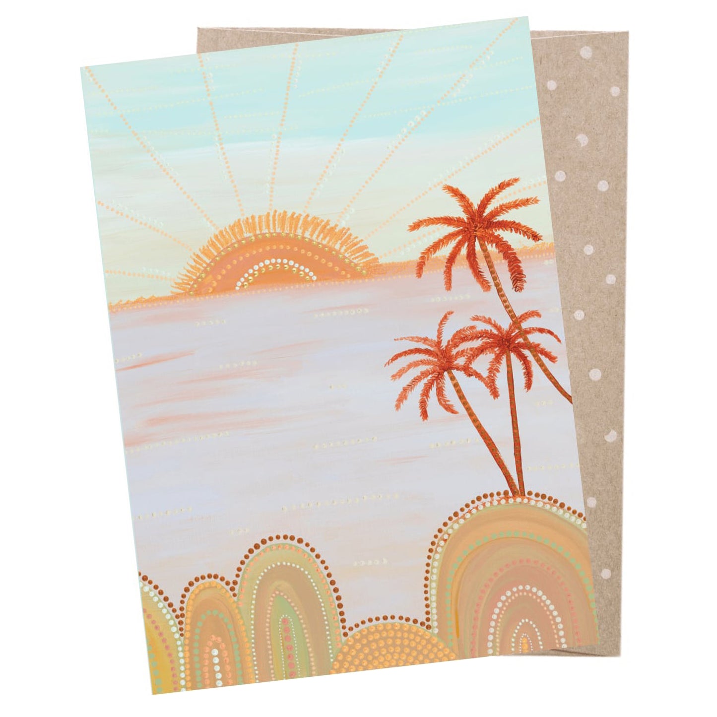 EARTH GREETINGS- Sand Hills and Salty Air- Greeting Card