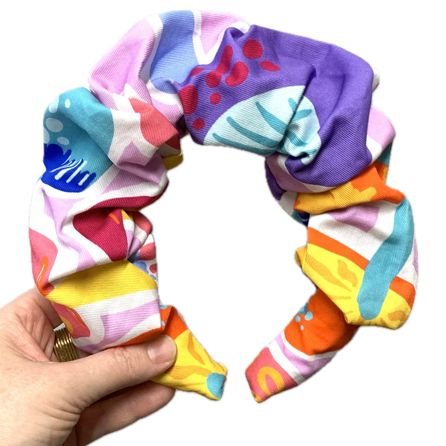 THIS BIRD HAS FLOWN - "Mushies" - JUMBO SCRUNCHIE HEADBANDS