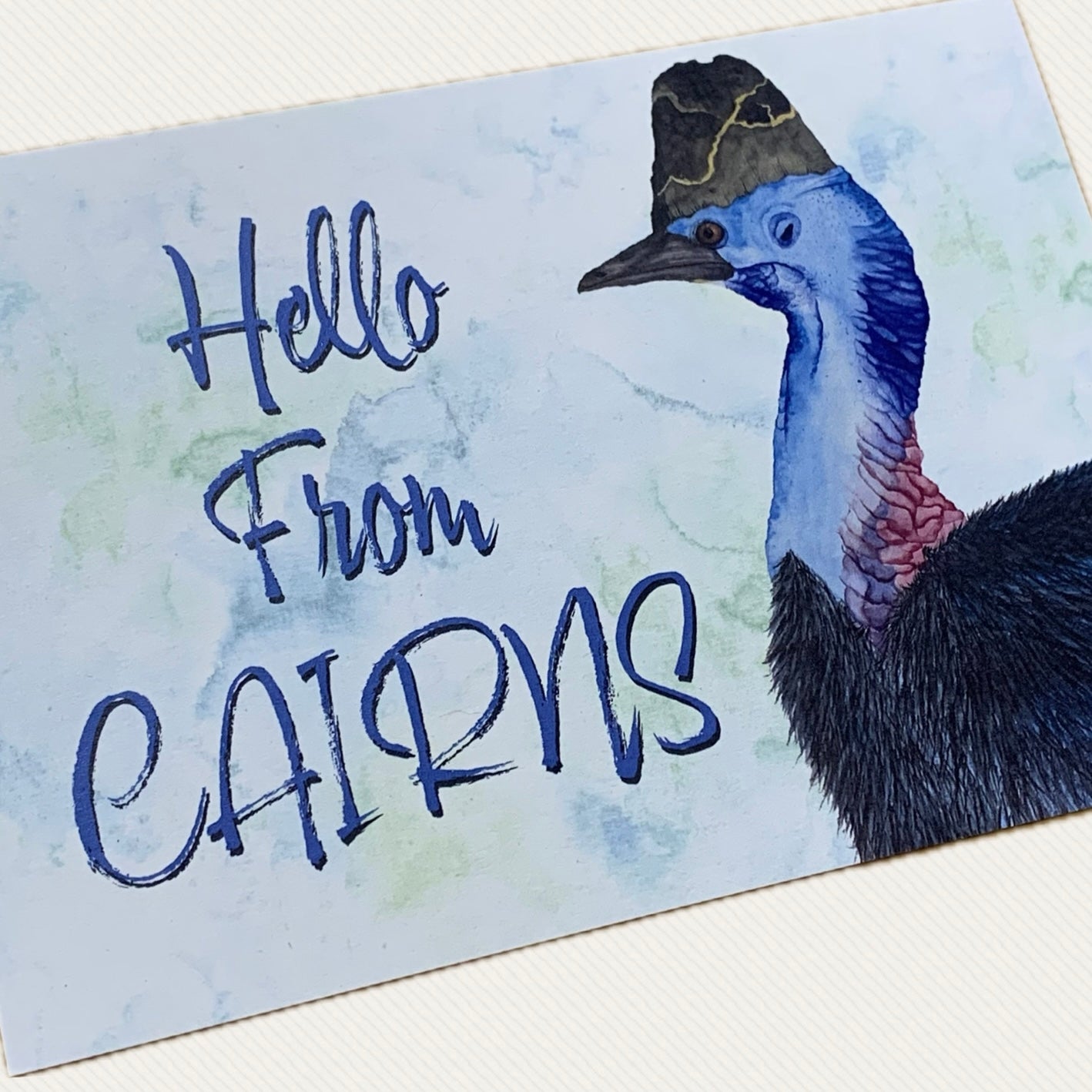 Shanna Trees Creations- Cassowary Postcard