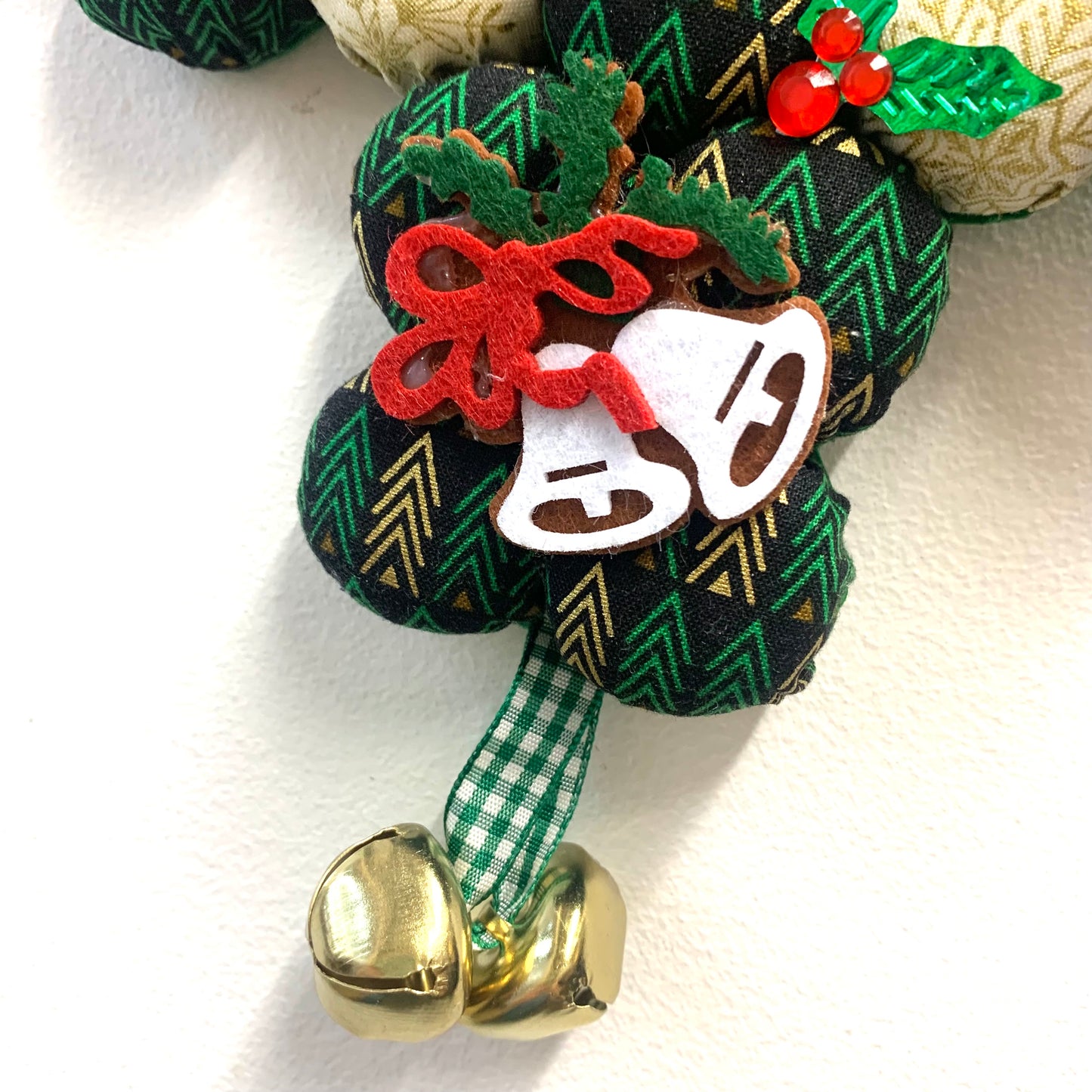 MAKIN' WHOOPEE- Small Bottle Top Christmas Tree Wall Hanging- Scandi Christmas