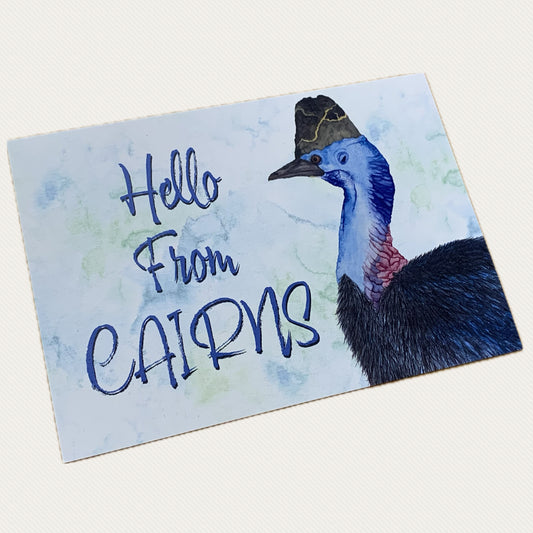 Shanna Trees Creations- Cassowary Postcard