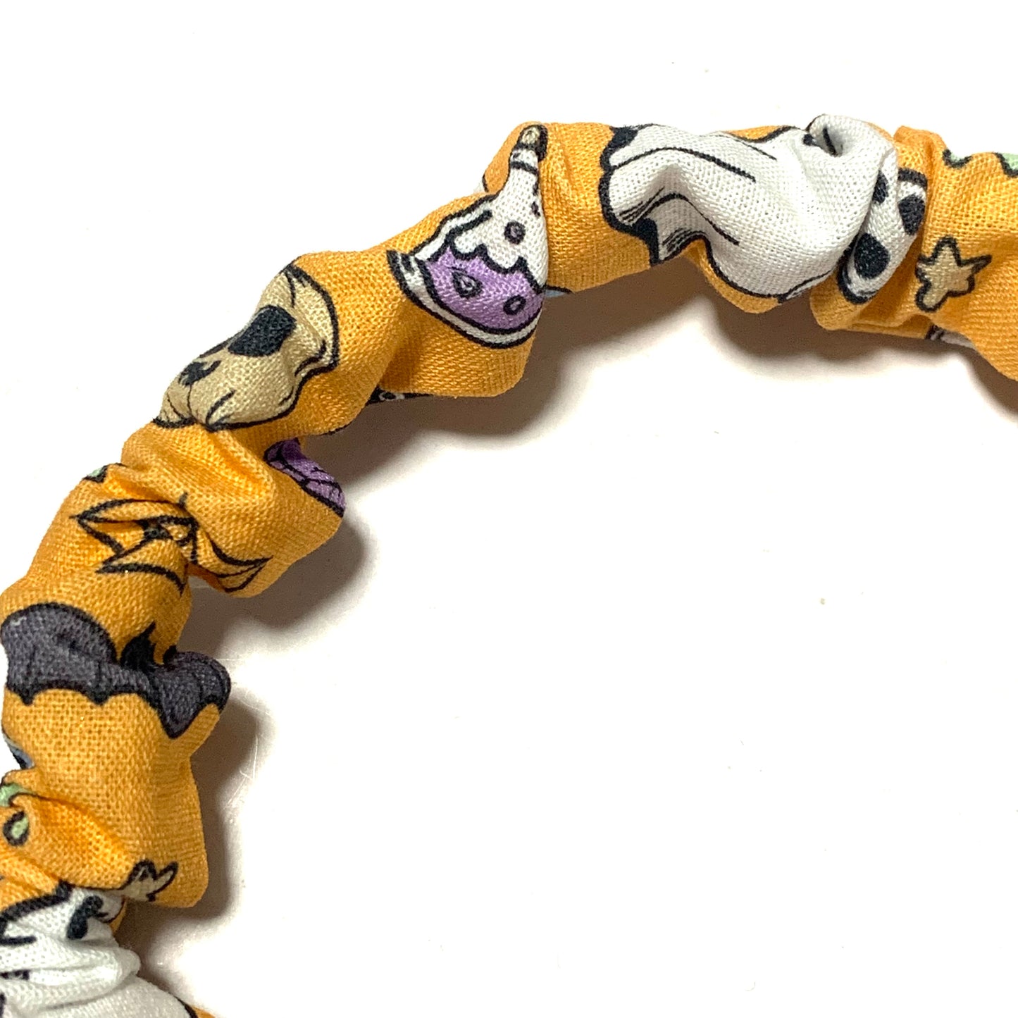 THIS BIRD HAS FLOWN - Spooky Cute- SMALL HALLOWEEN SCRUNCHIE HEADBANDS