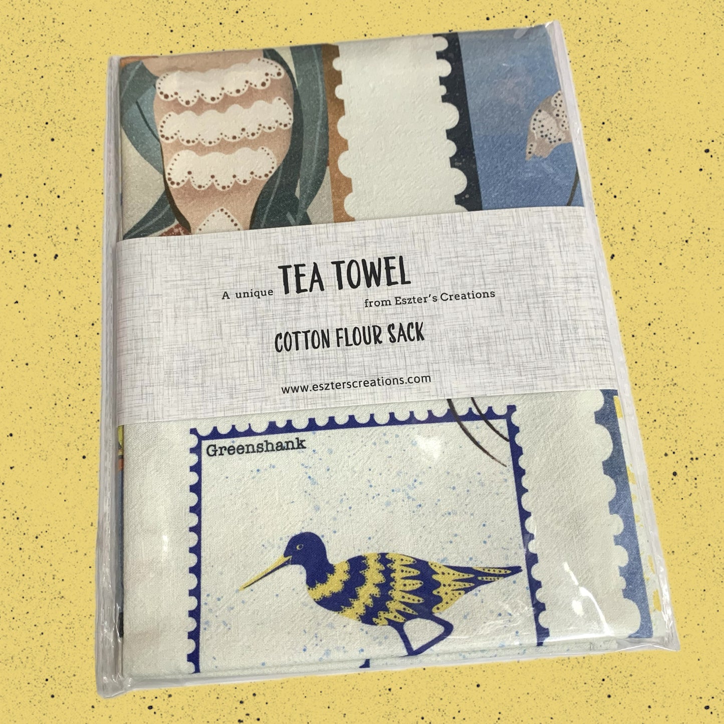 ESZTER'S CREATIONS - "Australian Birds"- Tea Towel
