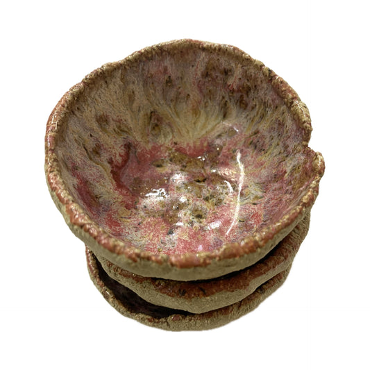 POTTERESS BY ALICIA - Small Bowl Sets- Pink #3