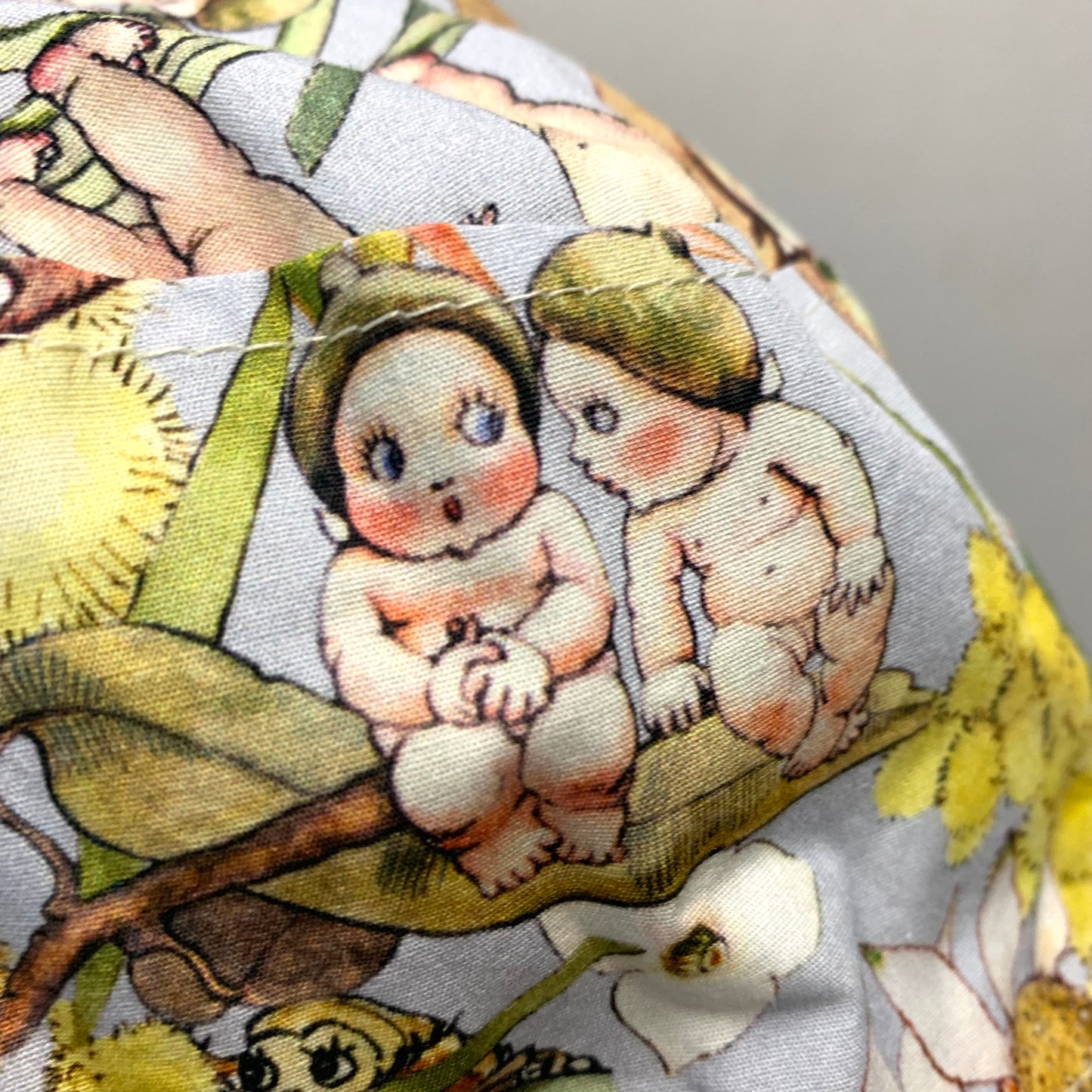 Teacups n Quilts - May Gibbs "Blossom Baby" Fabric Hat -Kids Size Large