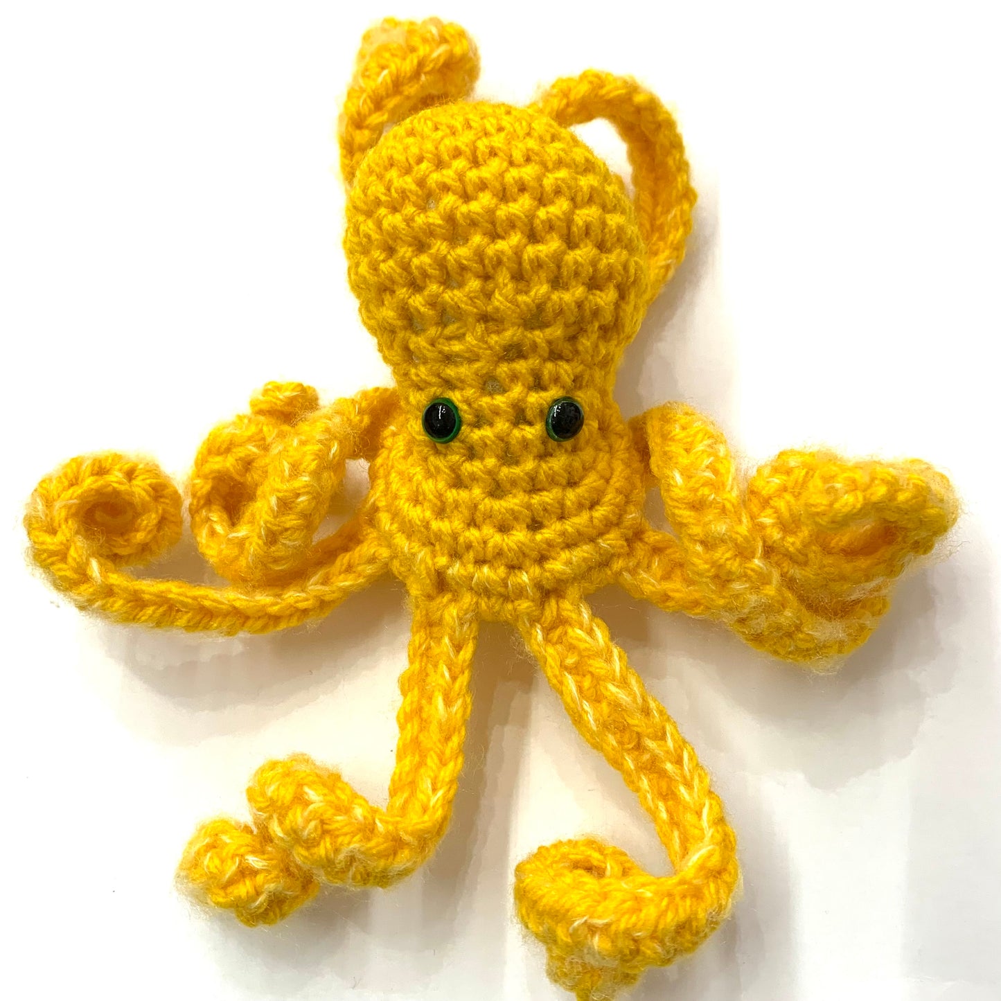 BEAKNITS- CROCHETED OCTOPUS - Warm Yellow