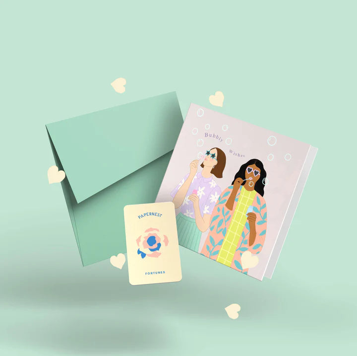 PAPERNEST - "Bubbly Wishes" Greeting Card