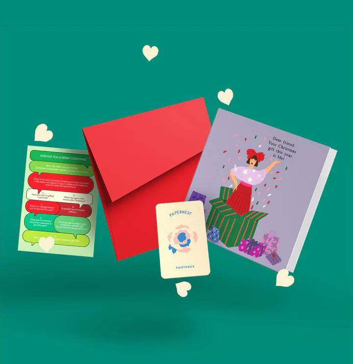 PAPERNEST - "Dear Friend, Your Christmas Gift This Year Is Me" Christmas Card
