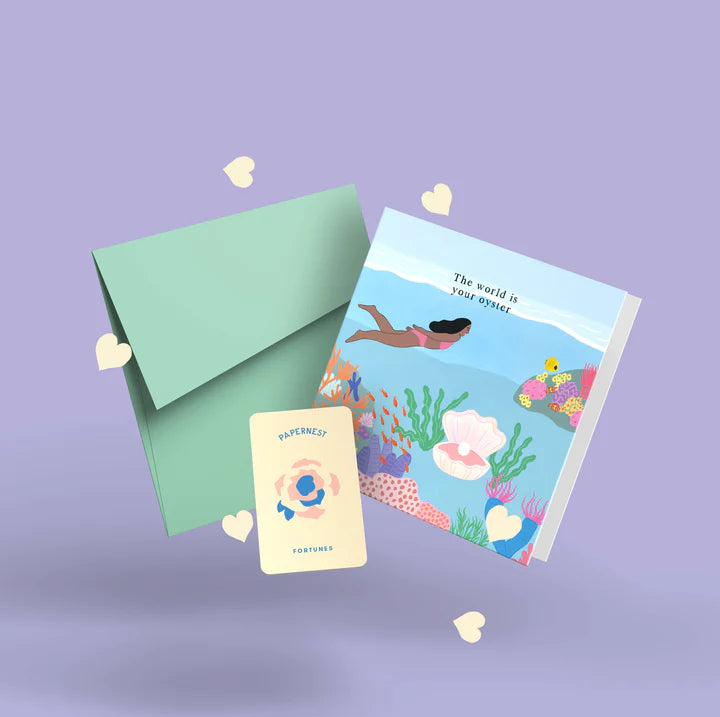 PAPERNEST - "The World Is Your Oyster" Greeting Card