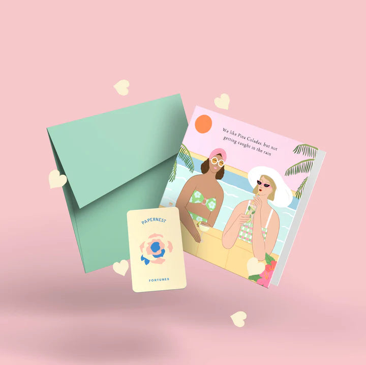 PAPERNEST - "We Like Pina Coladas But Not In The Rain" Greeting Card