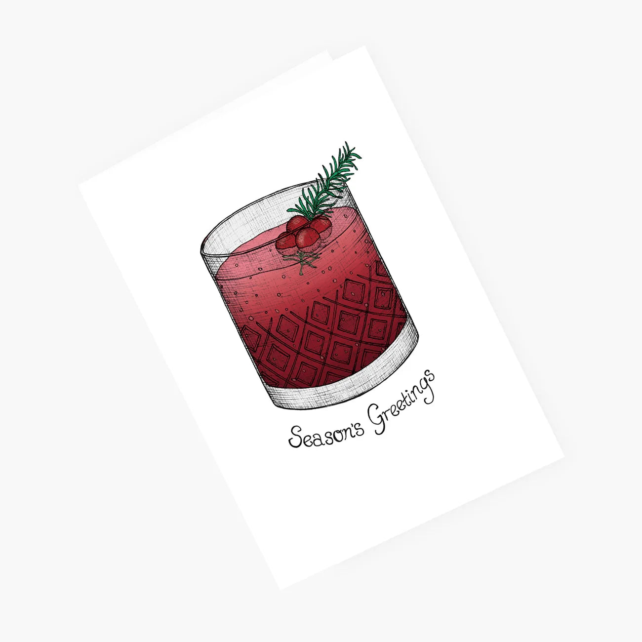 The Nonsense Maker- Christmas Cocktail - Christmas Card