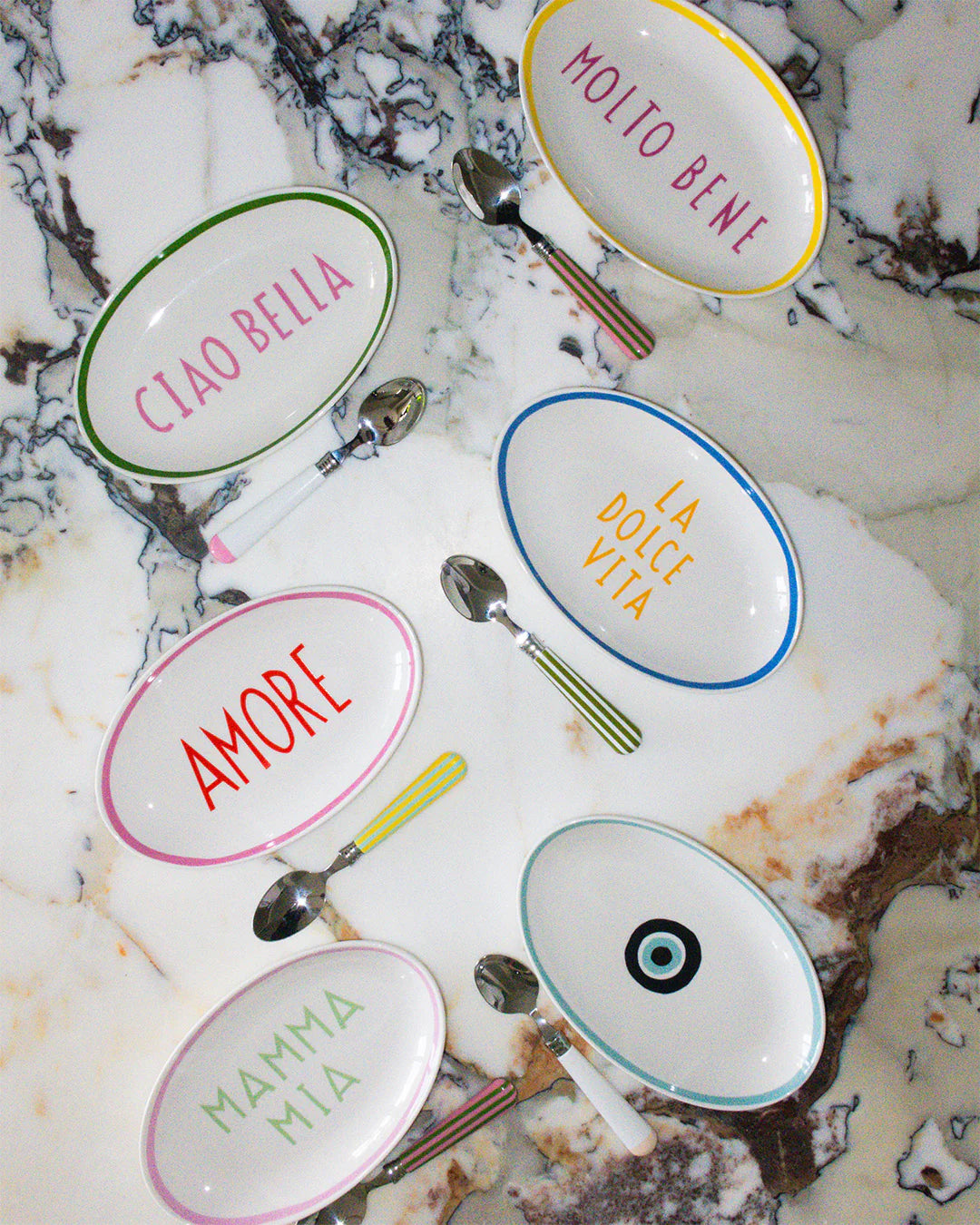 In The Roundhouse - "Ciao Bella" Oval Tray Small