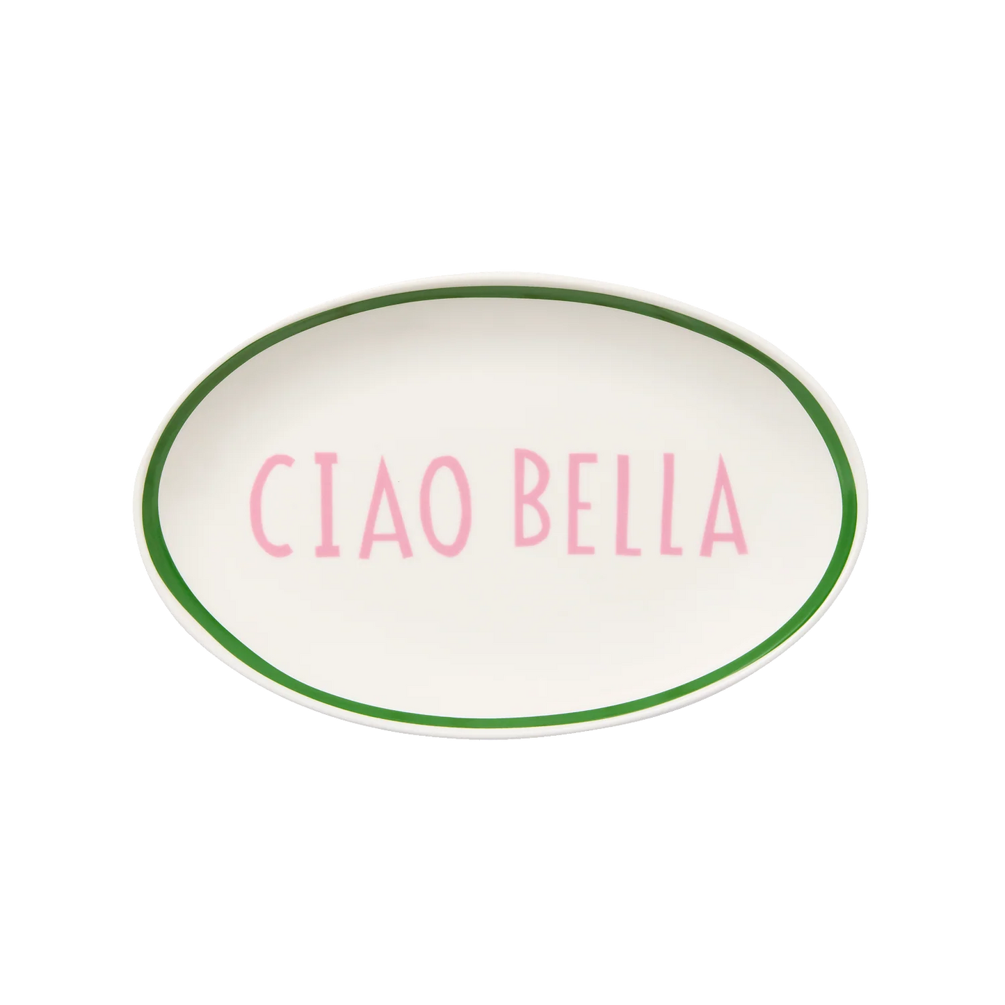 In The Roundhouse - "Ciao Bella" Oval Tray Small