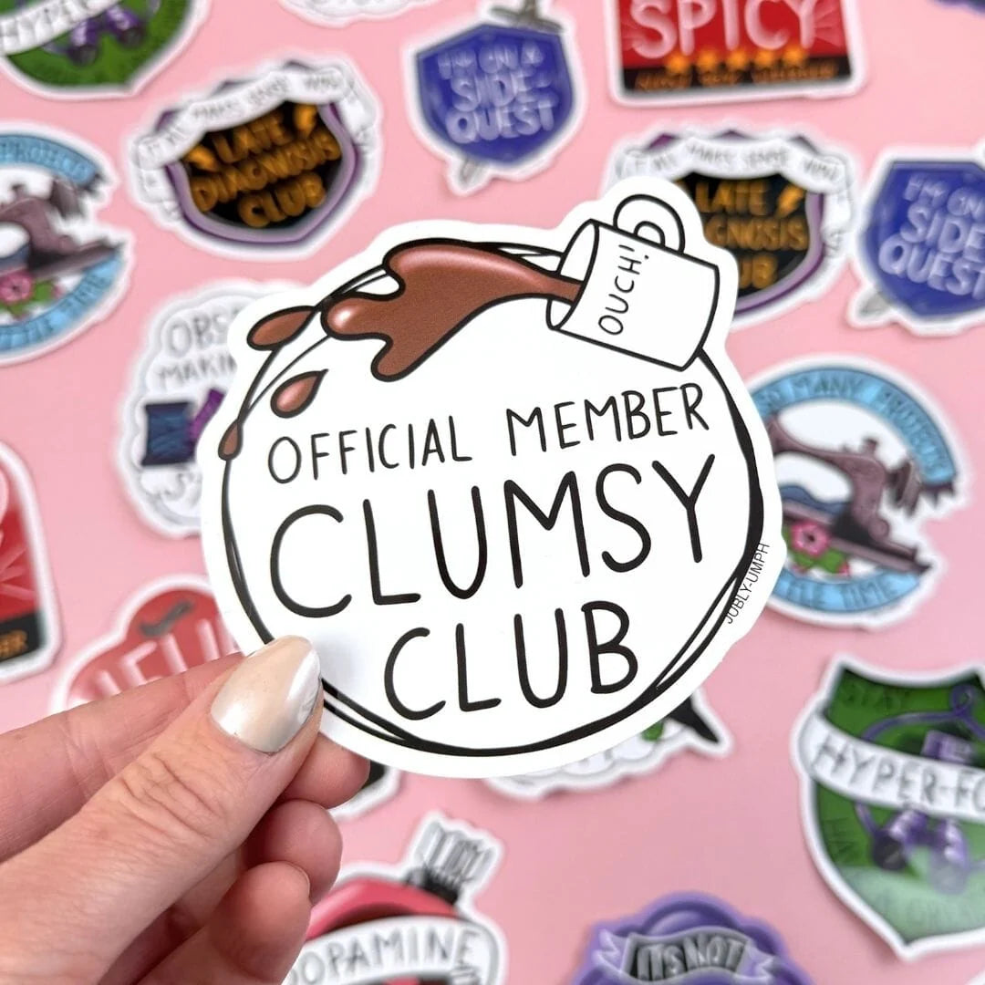 JUBLY-UMPH - "Clumsy Club" - Sticker