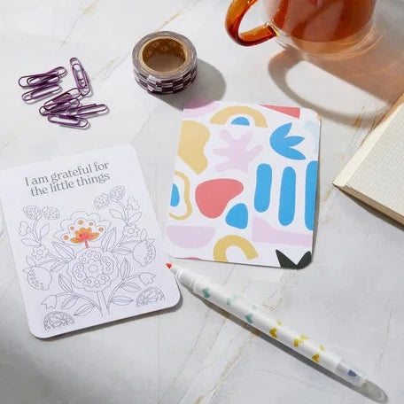 JOURNEY OF SOMETHING- COLOUR YOUR OWN AFFIRMATION CARDS