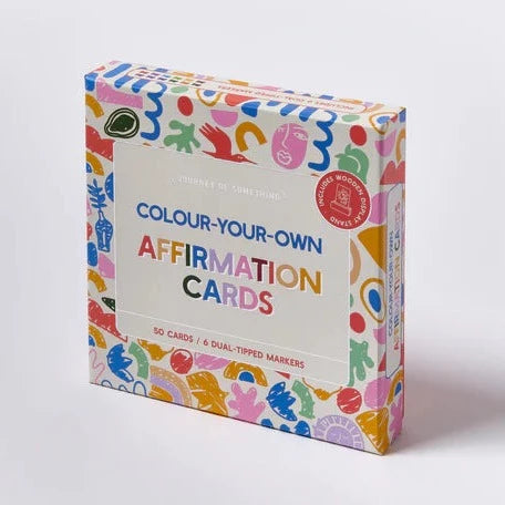 JOURNEY OF SOMETHING- COLOUR YOUR OWN AFFIRMATION CARDS