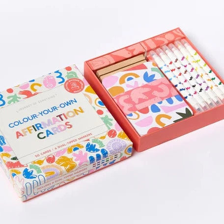 JOURNEY OF SOMETHING- COLOUR YOUR OWN AFFIRMATION CARDS