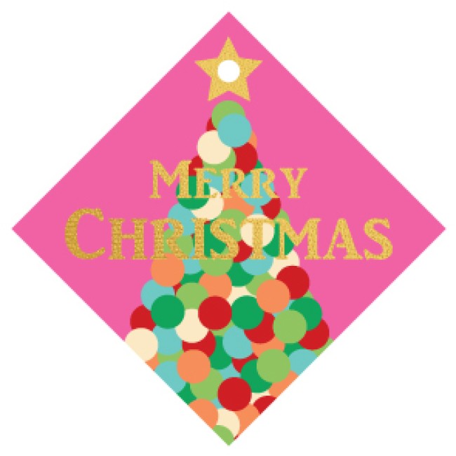 CANDLEBARK CREATIONS - "Pom Pom Tree"- CHRISTMAS TAGS