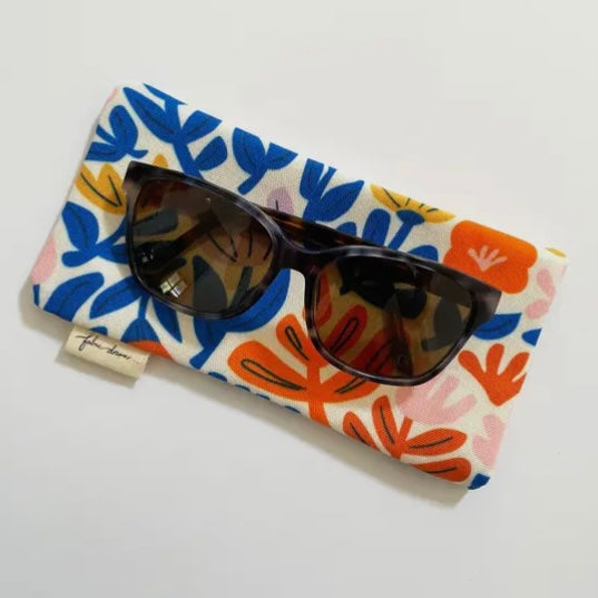 FABRIC DRAWER- Handmade Glasses Case - Petals