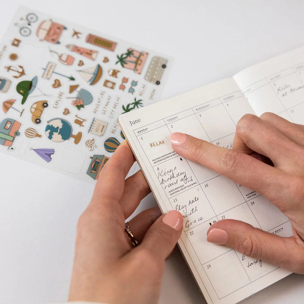 BESPOKE LETTERPRESS - 2026 Pocket Planner - Wildflowers