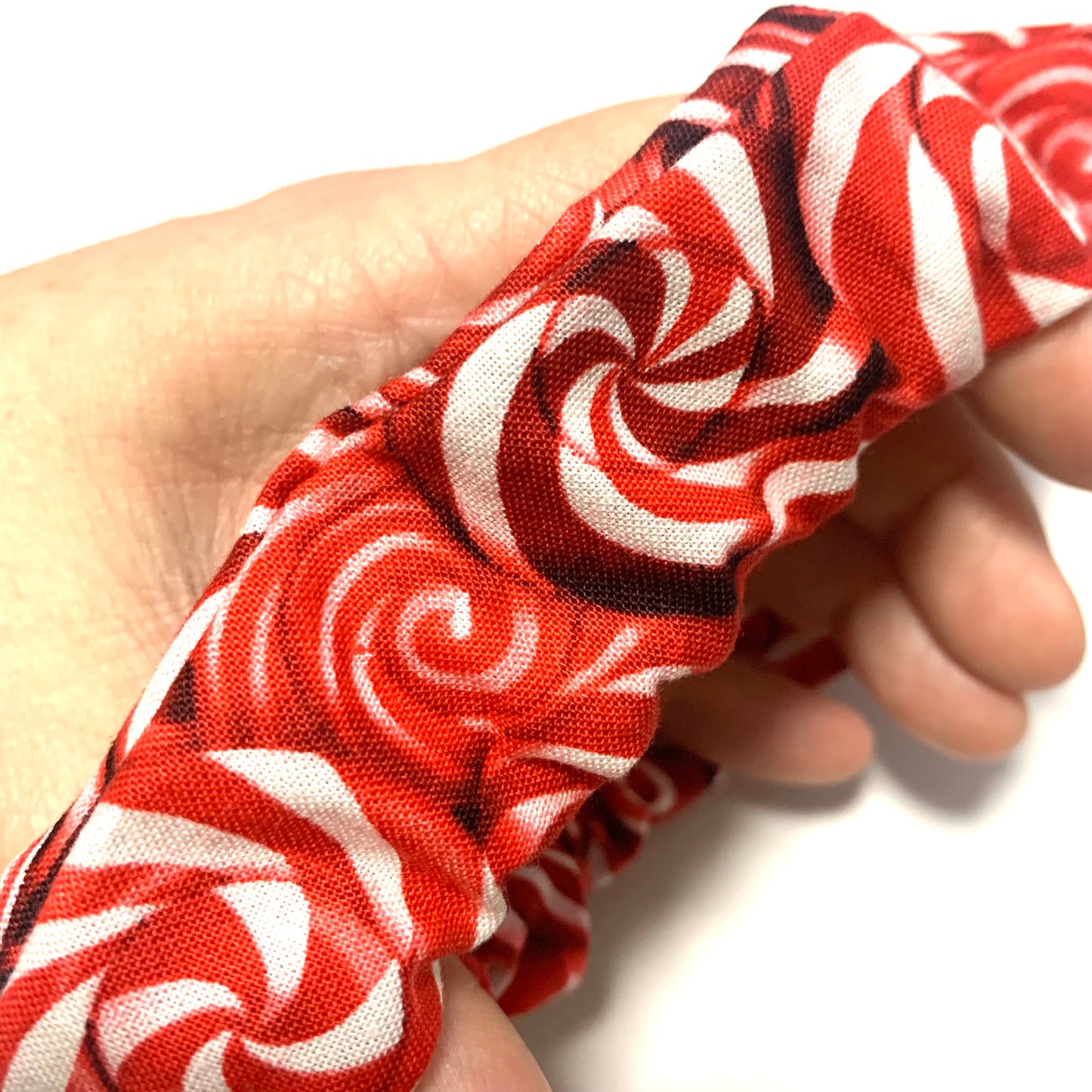 MUMMA WHOOPEE - Regular “Peppermint Swirl” CHRISTMAS SCRUNCHIES