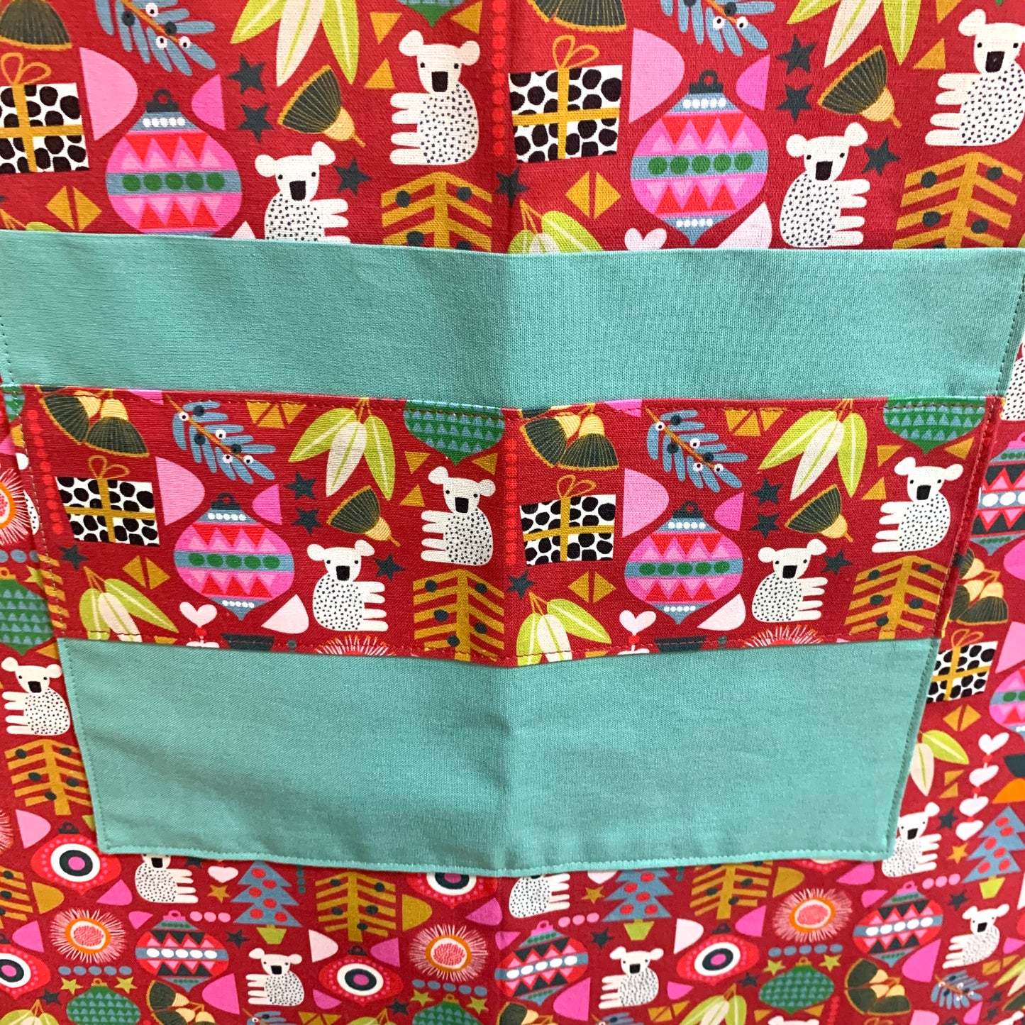 MUMMA WHOOPEE - "Abstract Australiana" Christmas Apron
