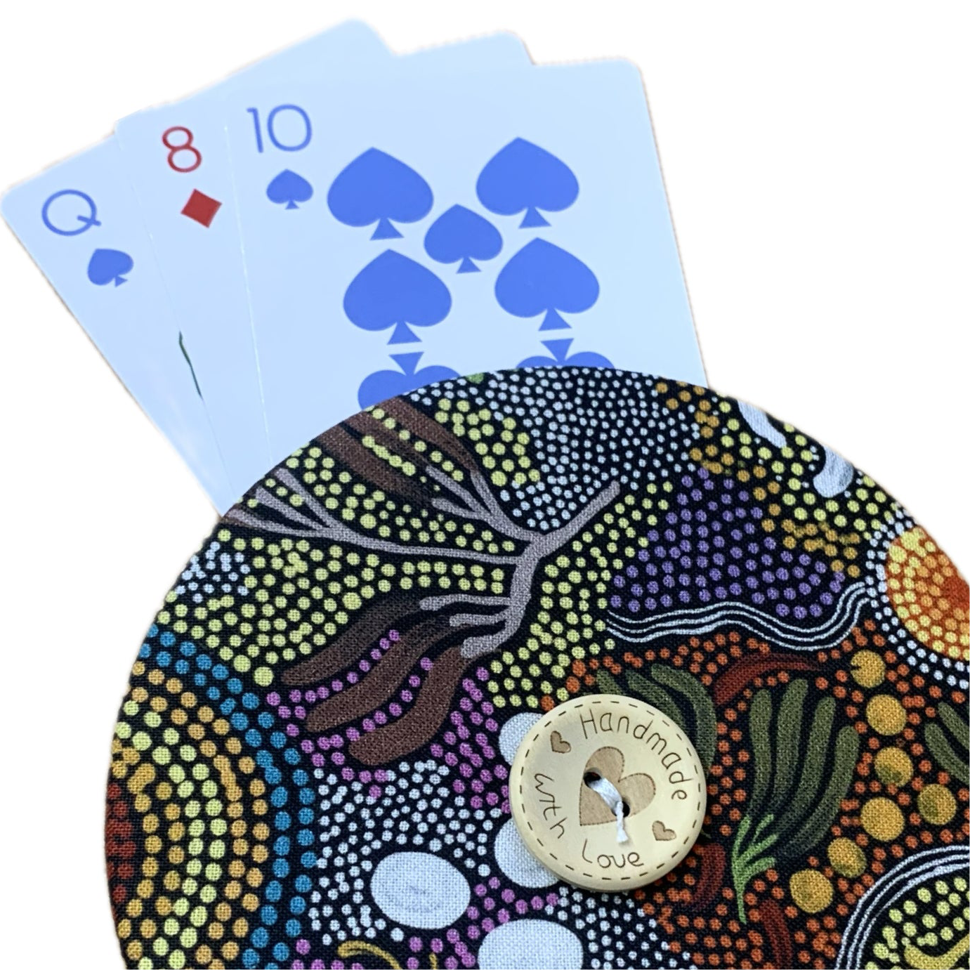 OH SEW ROSY: Playing Card Holders- BUDGERIGAR DREAMING