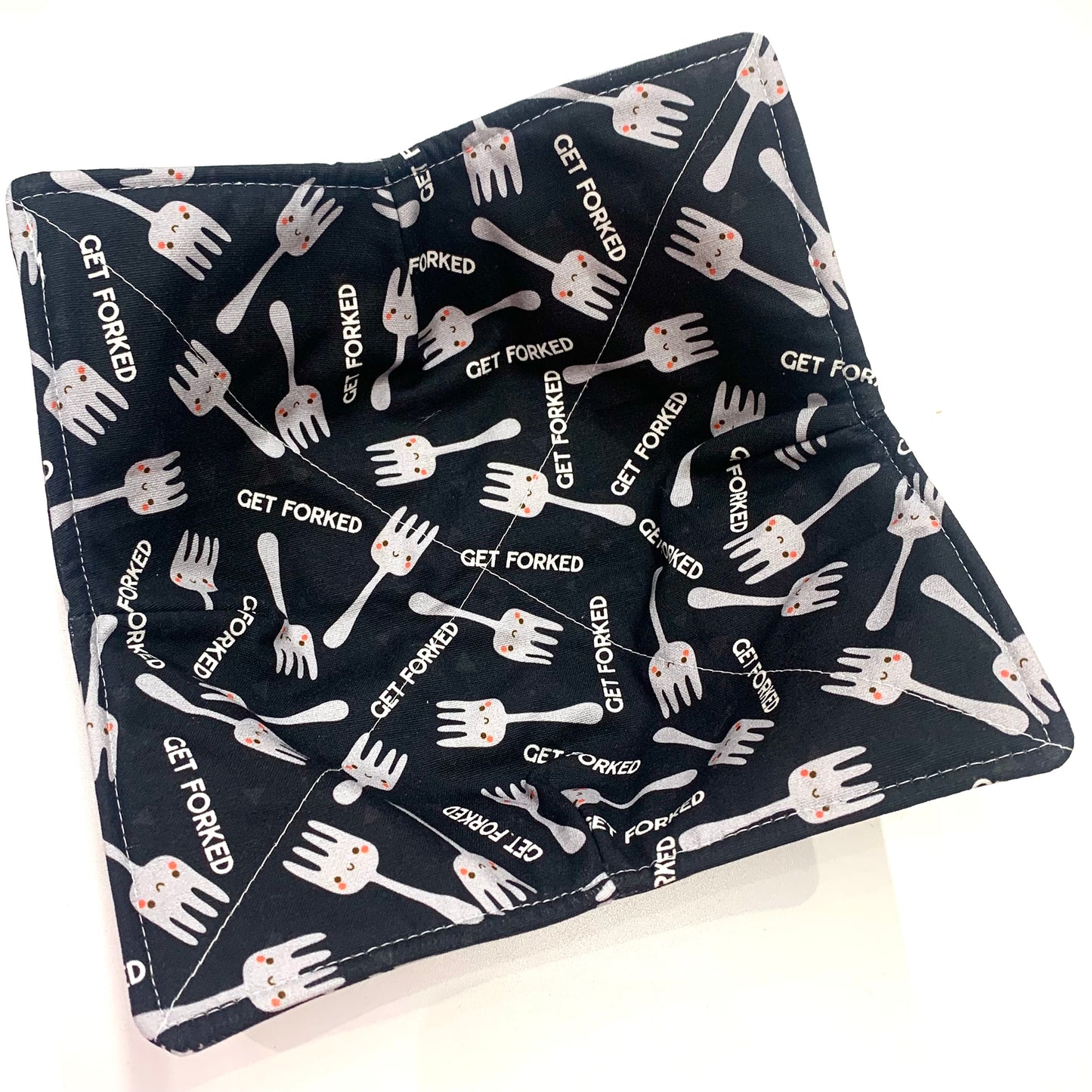 OH SEW ROSY: Bowl Cosies- Get Forked