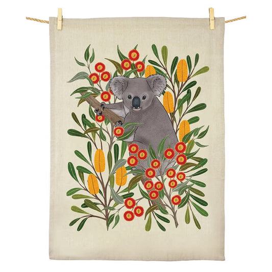 EARTH GREETINGS- Koala Country- Tea Towel