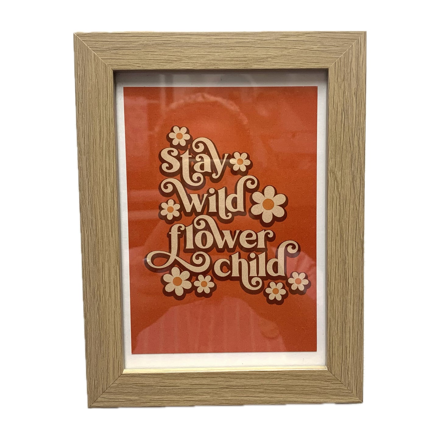 AHD PAPER CO - "Flower Child" - Framed Image By Oopsy Daisy