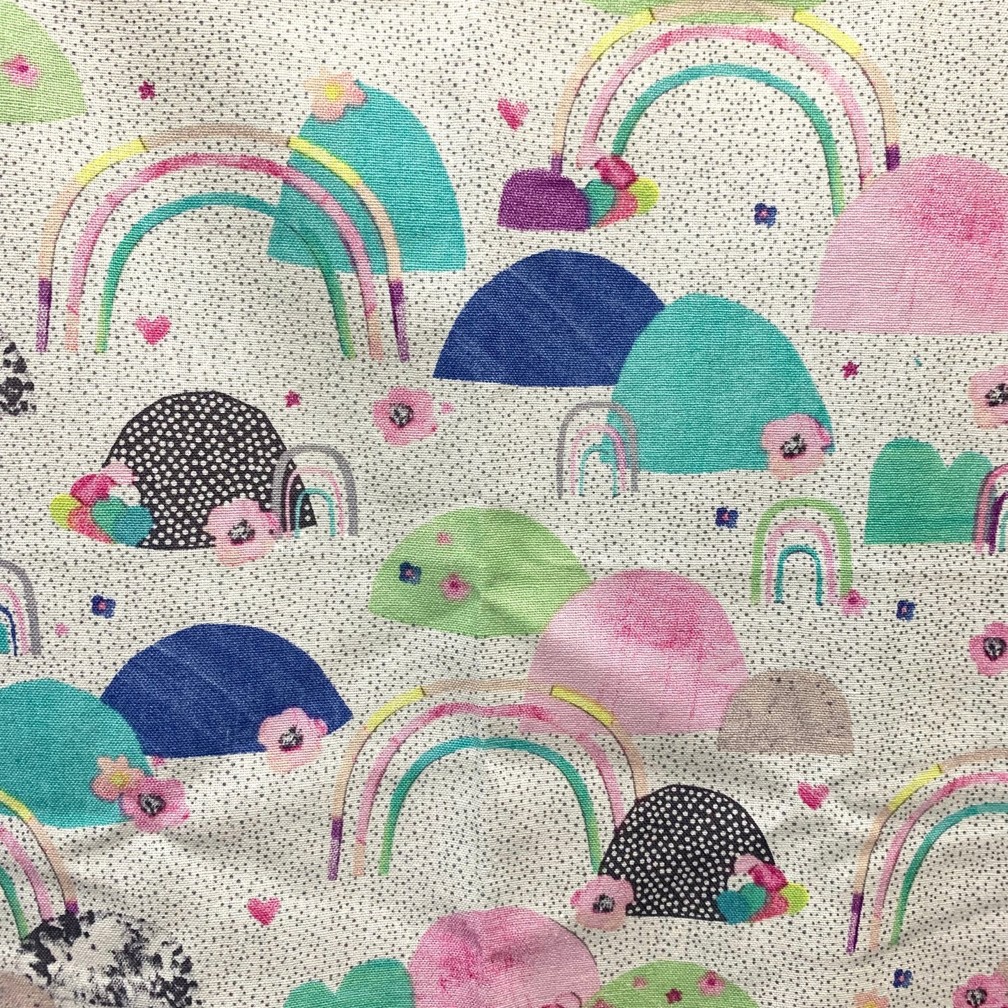 MAKIN' WHOOPEE - "Pastel Rainbows" Laura Blythman Fabric APRON