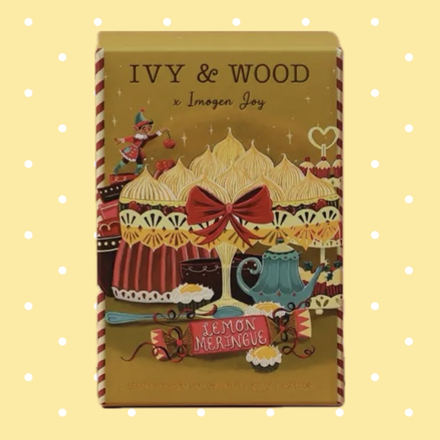 IVY & WOOD - "Lemon Meringue"-Limited Edition Christmas Candle