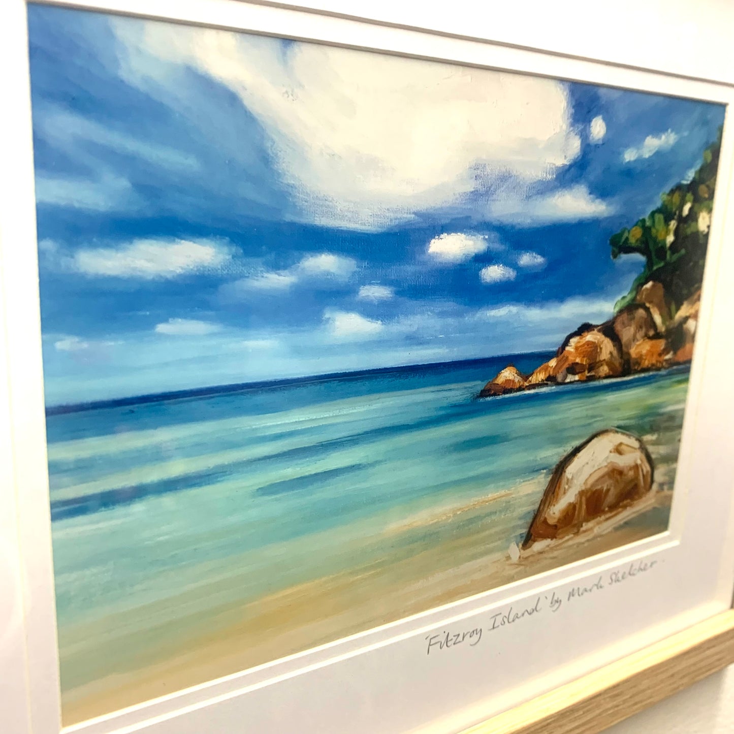Mark Skelcher Artist - "Fitzroy Island"- Framed Artist Print